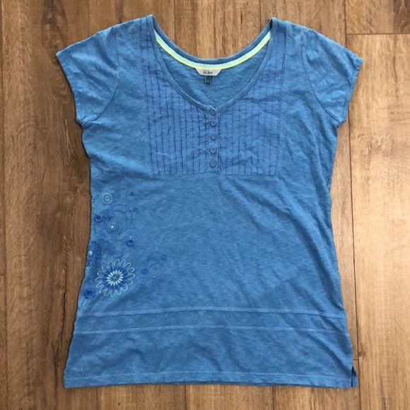 FAT FACE 100% Cotton Short Sleeved Tunic Top with Embroidery - Picture 4 of 10